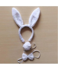 Tavşan Kostüm Seti Taç Papyon Kuyruk Beyaz Renk