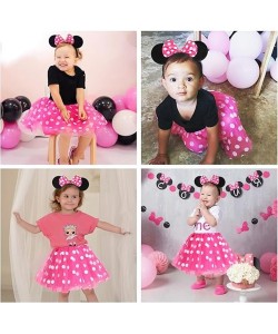 Pembe Fiyonklu Minnie Mouse Tacı Mini Kulak