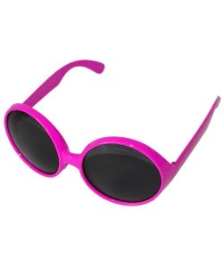 Yuvarlak Yeşilçam 80 li 90 lı Yıllar Parti Gözlüğü Retro Pembe Renk