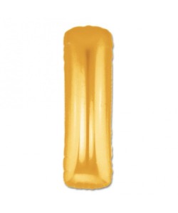 I Harf Folyo Balon Altın Renk 40 inç I Harf Folyo Balon Altın Renk 40 inç