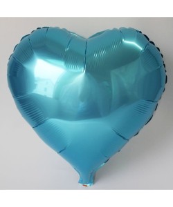 Kalp Balon Folyo Açık Mavi 45 cm 18 inç Kalp Balon Folyo Açık Mavi 45 cm 18 inç