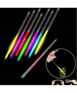 Karanlıkta Parlayan Glow Fosforlu Pipet 3 Renk 3 Adet