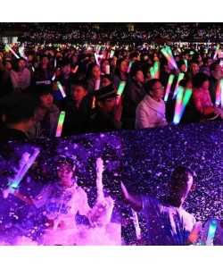 Led Işıklı Rengarenk Sünger Parti Çubuk Işıklı Kauçuk Sopa 46 cm Led Işıklı Rengarenk Sünger Parti Çubuk Işıklı Kauçuk Sopa 46 cm