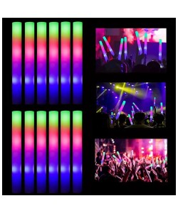 Led Işıklı Rengarenk Sünger Parti Çubuk Işıklı Kauçuk Sopa 46 cm 12 Adet Led Işıklı Rengarenk Sünger Parti Çubuk Işıklı Kauçuk Sopa 46 cm 12 Adet