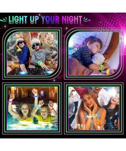 Led Işıklı Pilli Işıklı Rengarenk Kalın Bileklik Işıklı Bilezik Karışık Renk 1 Adet Led Işıklı Pilli Işıklı Rengarenk Kalın Bileklik Işıklı Bilezik Karışık Renk 1 Adet