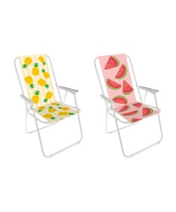 Renkli Karpuzlu Plaj Sandalyesi | Taşınabilir ve Hafif