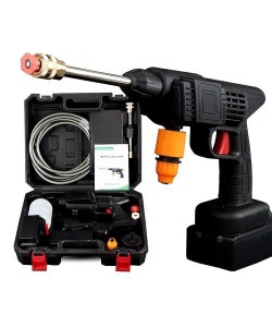 48V Şarjlı Çift Bataryalı Taşınabilir Basınçlı Oto Yıkama Bahçe Sulama Tabancası