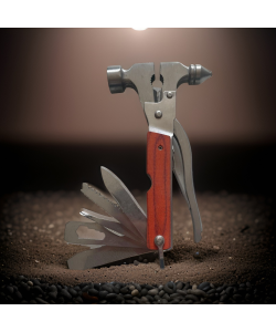 Ahşap Saplı Çekiç Başlı Çok Amaçlı Pense