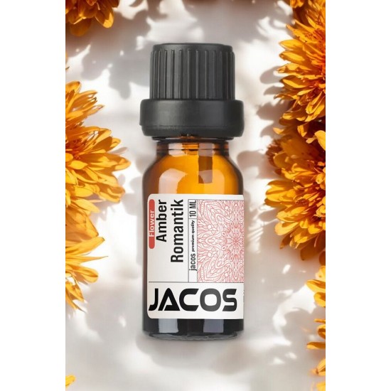 JACOS Amber Romantik Uçucu Yağı Buhardanlık Difüzör Esansı Oda Kokusu Esansiyel 10 ml