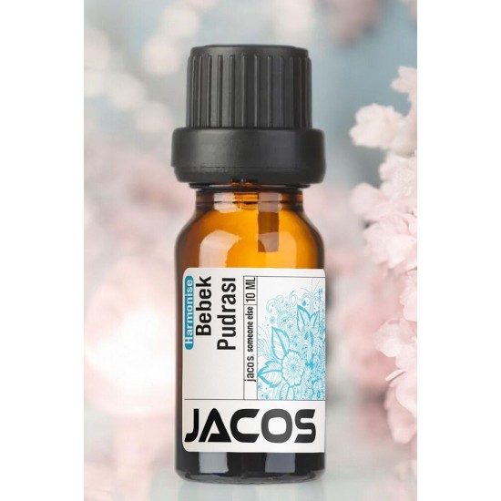 JACOS Bebek Pudrası Uçucu Yağı Buhardanlık Difüzör Esansı Oda Kokusu Esansiyel 10 ml