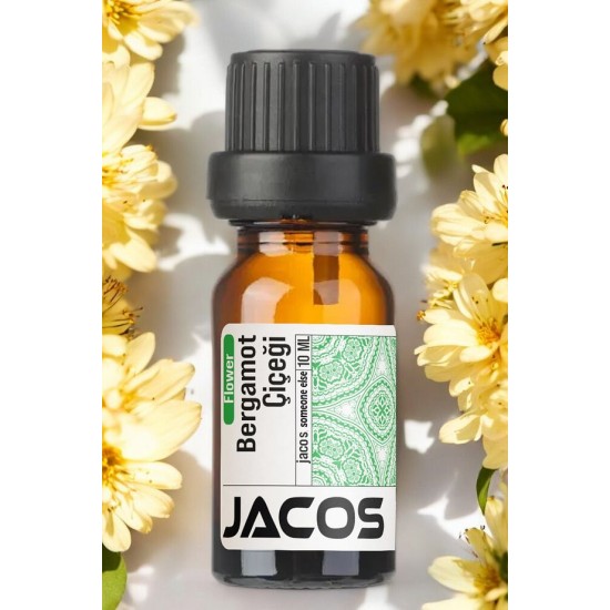 JACOS Bergamot Çiçeği Uçucu Yağı Buhardanlık Difüzör Esansı Oda Kokusu Esansiyel 10 ml