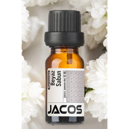 JACOS Beyaz Sabun Uçucu Yağı Buhardanlık Difüzör Esansı Oda Kokusu Esansiyel 10 ml