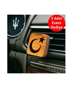 JACOS Frager Ahşap Araba Kokusu Difüzör Oto Koku Ay Yıldız Gül Lilac Lotus Esans Mk01 JACOS Frager Ahşap Araba Kokusu Difüzör Oto Koku Ay Yıldız Gül Lilac Lotus Esans Mk01