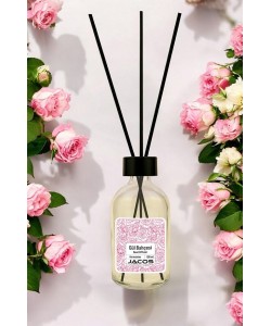JACOS Gül Bakçesi Kokulu Bambu Çubuklu Gül Bahçesi Kokulu Çubuklu Oda Kokusu 100ml Reed Diffuser JACOS Gül Bakçesi Kokulu Bambu Çubuklu Gül Bahçesi Kokulu Çubuklu Oda Kokusu 100ml Reed Diffuser