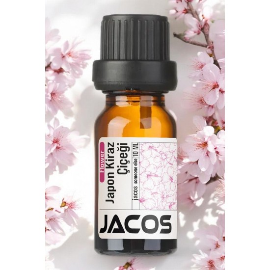 JACOS Japon Kiraz Çiçeği Uçucu Yağı Buhardanlık Difüzör Esansı Oda Kokusu Esansiyel 10 ml