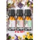 JACOS Lavanta, Amber Romantik ve Bergamot Esansiyel Uçucu Yağı Difüzör Esansı Oda Kokusu 3'lü SET