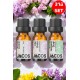JACOS Lavanta,Lilac,Bergamot Esansiyel Uçucu Yağı Buhardanlık Difüzör Esansı Oda Kokusu 3'lü SET