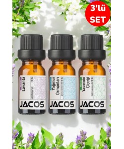 JACOS Lavanta,Yağmur Ormanları,Yasemin Esansiyel Uçucu Yağı Difüzör Esansı Oda Kokusu 3'lü SET JACOS Lavanta,Yağmur Ormanları,Yasemin Esansiyel Uçucu Yağı Difüzör Esansı Oda Kokusu 3'lü SET
