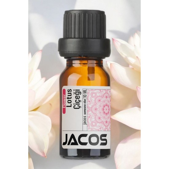 JACOS Lotus Çiçeği Uçucu Yağı Buhardanlık Difüzör Esansı Oda Kokusu Esansiyel 10 ml