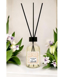 JACOS Sandal Egzotik Kokulu Bambu Çubuklu Sandal Egzotik Çubuklu Oda Kokusu 100ml Reed Diffuser JACOS Sandal Egzotik Kokulu Bambu Çubuklu Sandal Egzotik Çubuklu Oda Kokusu 100ml Reed Diffuser