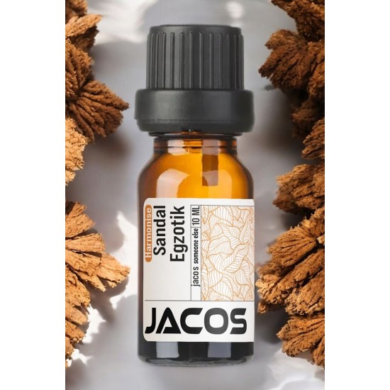 JACOS Sandal Egzotik Uçucu Yağı Buhardanlık Difüzör Esansı Oda Kokusu Esansiyel 10 ml