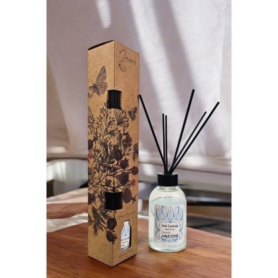 JACOS Vadi Zambağı Kokulu Bambu Çubuklu Vadi Zambağı Kokulu Çubuklu Oda Kokusu 50ml Reed Diffuser