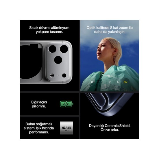 Apple iPhone 17 Pro 512 GB Kozmik Turuncu