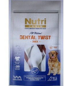 NUTRİ CANİN ÖRDEK ETLİ DENTAL KÖPEK ÖDÜL KEMİĞİ