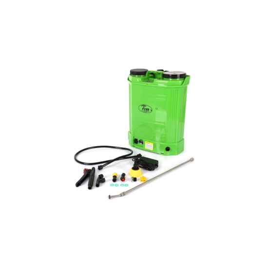 HB Garden Tools 16 Litre Akülü Şarjlı Ve Kollu İlaçlama Dezenfektan Pompası