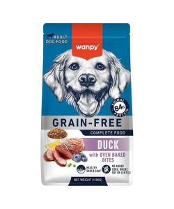 WANPY TAHILSIZ VE  ÖRDEK ETLİ YETİŞKİN KÖPEK MAMASI(1,5KG)