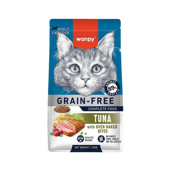 WANPY TAHILSIZ TON BALIKLI YETİŞKİN KEDİ MAMASI(1,5KG)