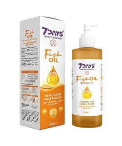 7DAYS KEDİ VE KÖPEKLER İÇİN BALIK YAĞI (200ML)