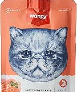 WANPY TAZE SOMONLU VE TAVUK ETLİ KEDİ ET EZMESİ(90GR)