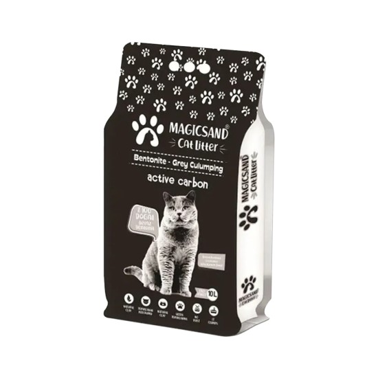MAGİCSAND AKTİF KARBONLU İNCE TANELİ KEDİ KUMU(10LT)