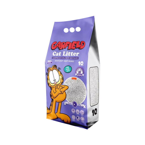 GARFİELD LAVANTA  KOKULU BENTONİT KEDİ KUMU(10LT)