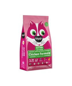 KİTTYLİFE TAVUK ETLİ YAVRU KEDİ MAMASI(2KG)