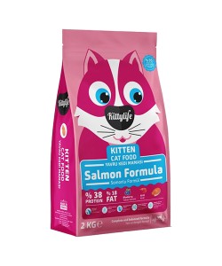 KİTTYLİFE SOMONLU YAVRU KEDİ MAMASI(2KG)