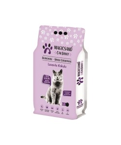 MAGİCSAND LAVANTA KOKULU İNCE TANELİ KEDİ KUMU(5LT)