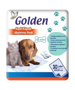 GOLDEN KEDİ VE KÖPEK ALIŞTIRMA PEDİ 60X90CM(30'LU)