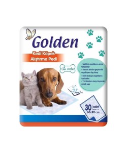 GOLDEN KEDİ VE KÖPEK ALIŞTIRMA PEDİ 60X90CM(30'LU)