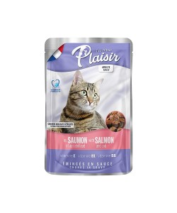 PLAİSİR SOMON VE MORİNA BALIKLI YETİŞKİN VE KISIRLAŞTIRILMIŞ KEDİ KONSERVE MAMASI(100GR)