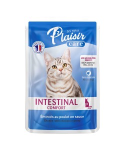 PLAİSİR BAĞIRSAK DESTEKLEYİCİ SOSLU VE TAVUK PARÇALI POUCH YAŞ MAMA(85GR)