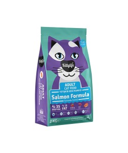 KİTTYLİFE SOMON BALIKLI YETİŞKİN KEDİ MAMASI(2KG)