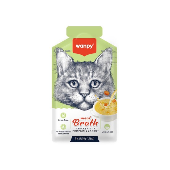 WANPY BAL KABAĞI, HAVUÇ & TAVUK ETİ ÇORBASI(50GR)