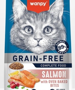 WANPY TAHILSIZ SOMONLU VE TON BALIKLI KISIRLAŞTIRILMIŞ KEDİ MAMASI(1,5KG)