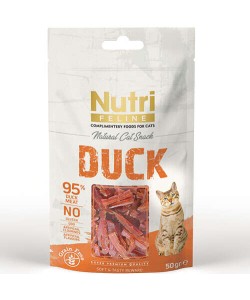NUTRİ TAHILSIZ ÖRDEK ETLİ  KEDİ ÖDÜL MAMASI(50GR)