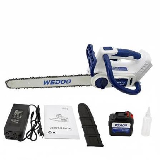 Wedoo MLS-0043 Akülü Ağaç Kesim Motoru 40V 2 Batarya